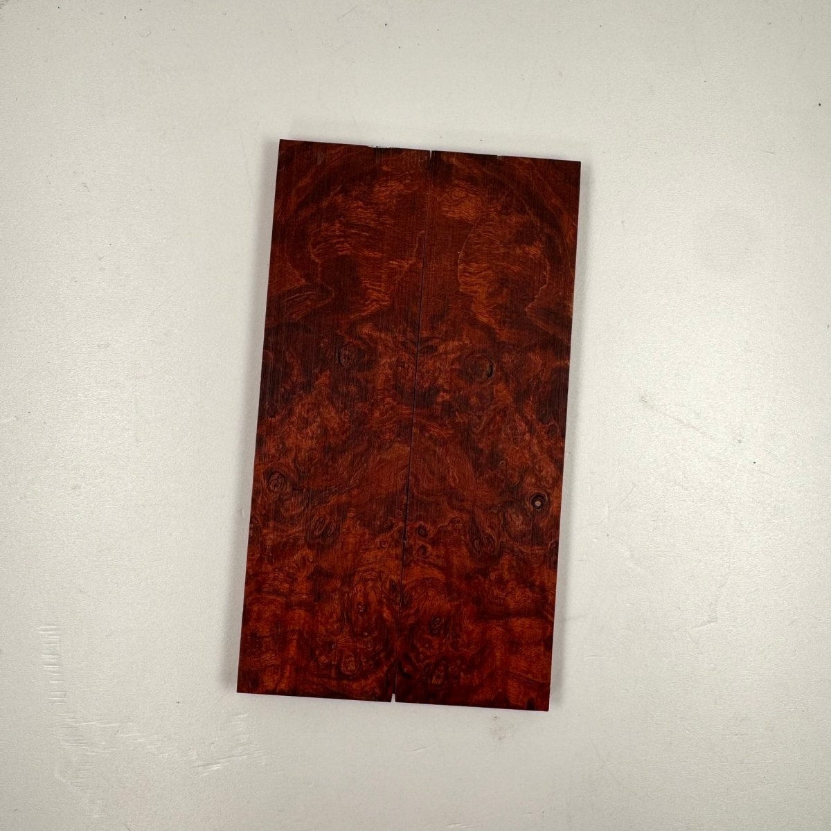 Brick Red Maple Burl - THIN - RockSolid Scales - 