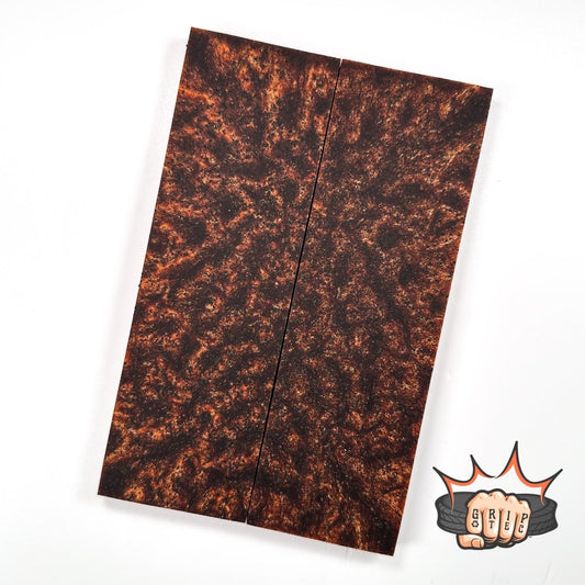 Copper Metallic Grip - Tec™ Scales - Figure 2 - RockSolid Scales - 1/4" Scales (5 - 1/2"x1 - 3/4" min)