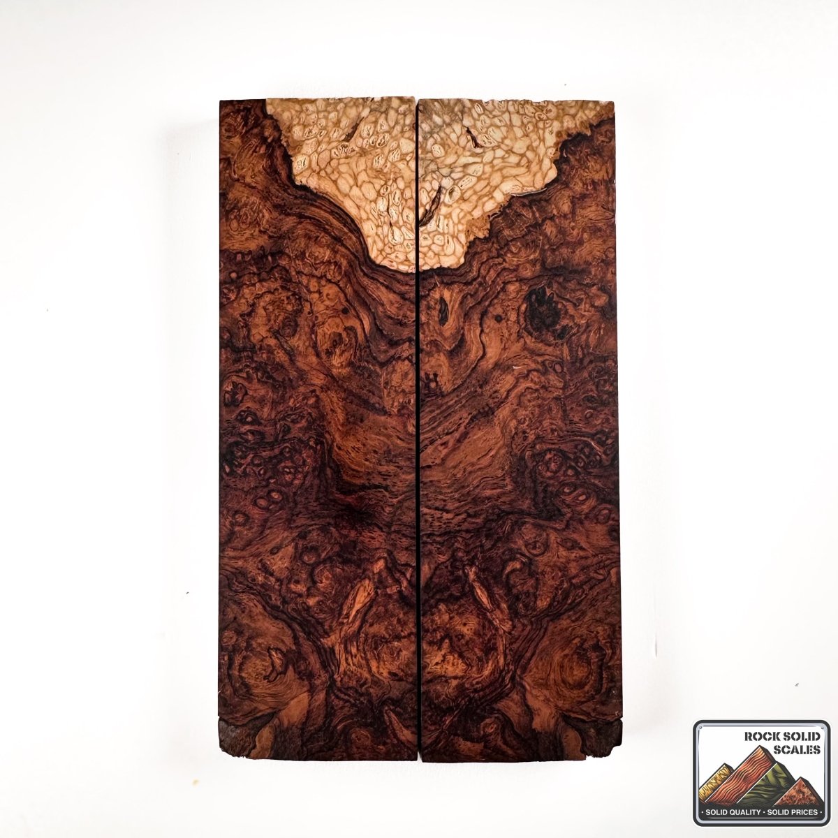 Exhibition Grade Honduran Rosewood Burl - 575 - RockSolid Scales - 