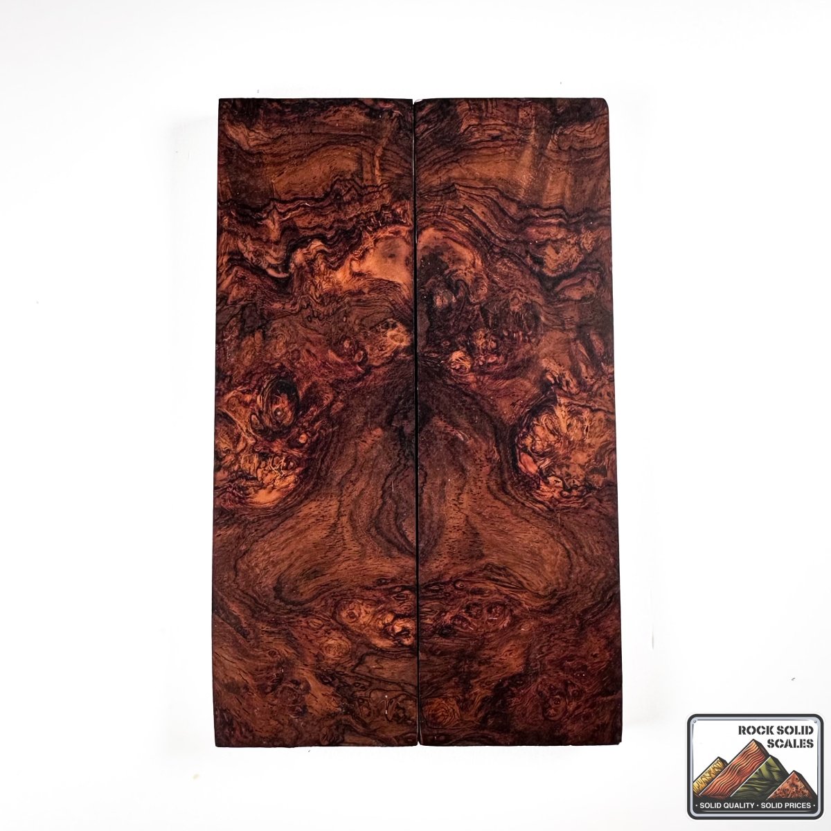 Exhibition Grade Honduran Rosewood Burl - 580 - RockSolid Scales - 