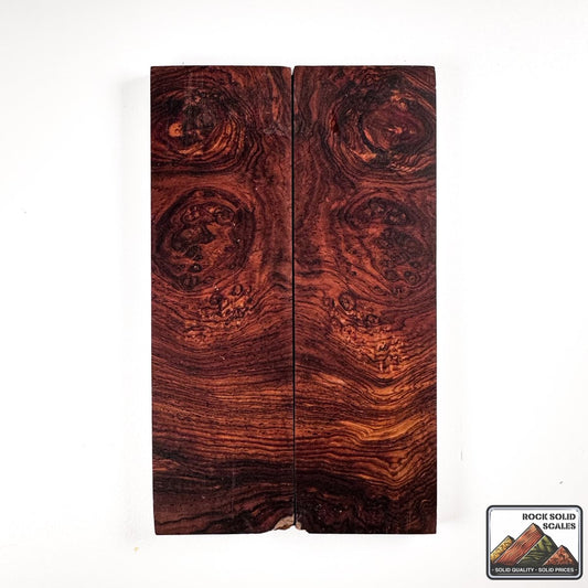 Exhibition Grade Honduran Rosewood Burl - 939 - RockSolid Scales - 