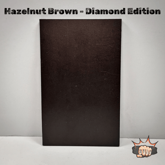 Grip - Tec™ - Hazelnut Brown - Diamond Edition - RockSolid Scales - 1/4" Panel (5 - 3/4"x3 - 1/2")