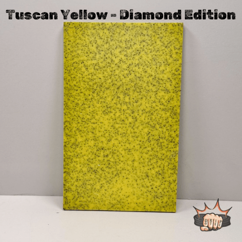 Grip - Tec™ - Tuscan Yellow - Diamond Edition - RockSolid Scales - 1/4" Panel (5 - 3/4"x3 - 1/2")