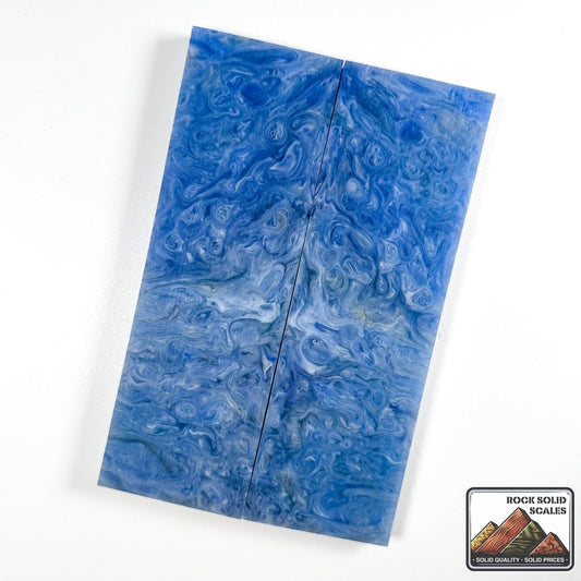 Resin Scales - Clear, Blue, Gold Mica - RockSolid Scales - 