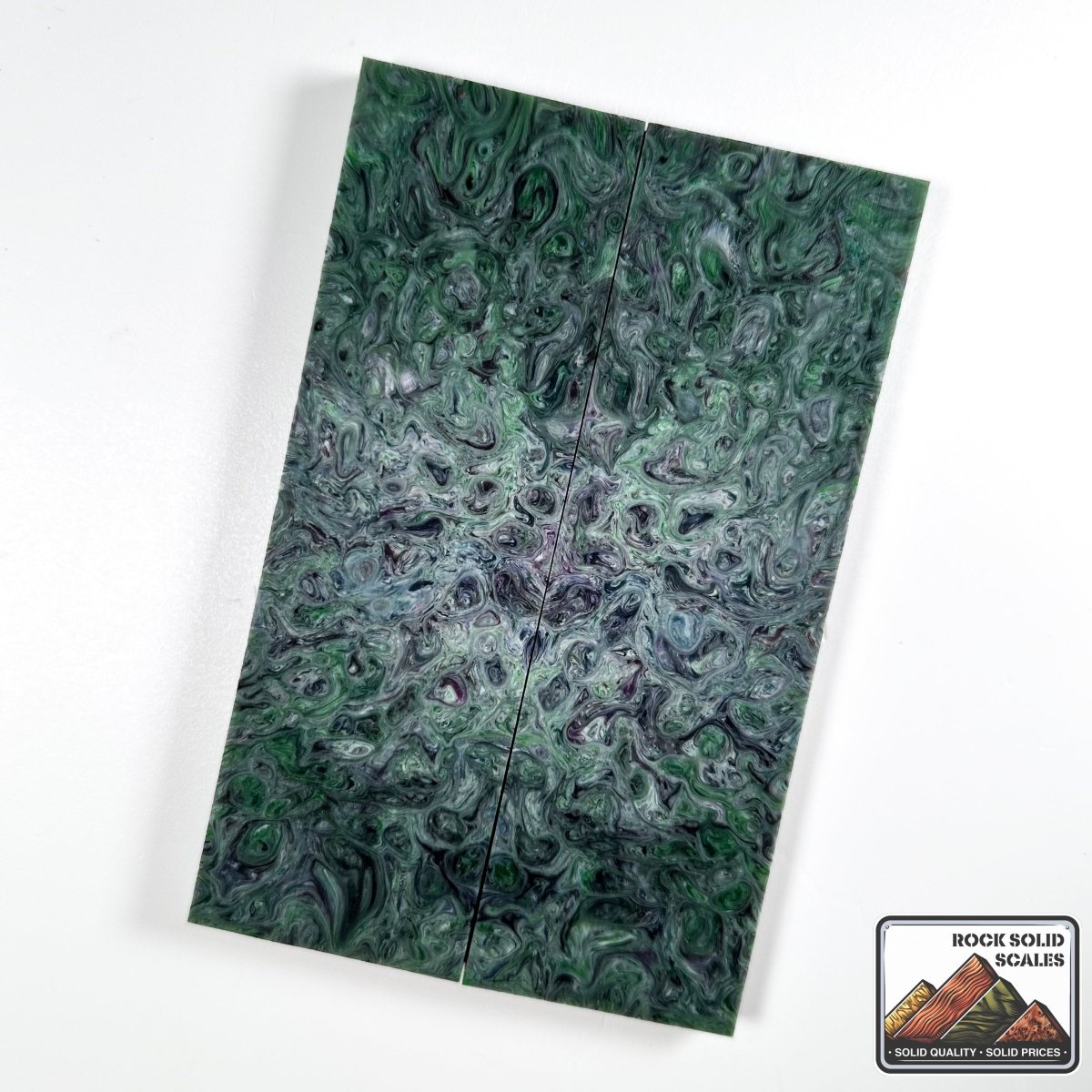 Resin Scales - Green, Purple, Grey - RockSolid Scales - 