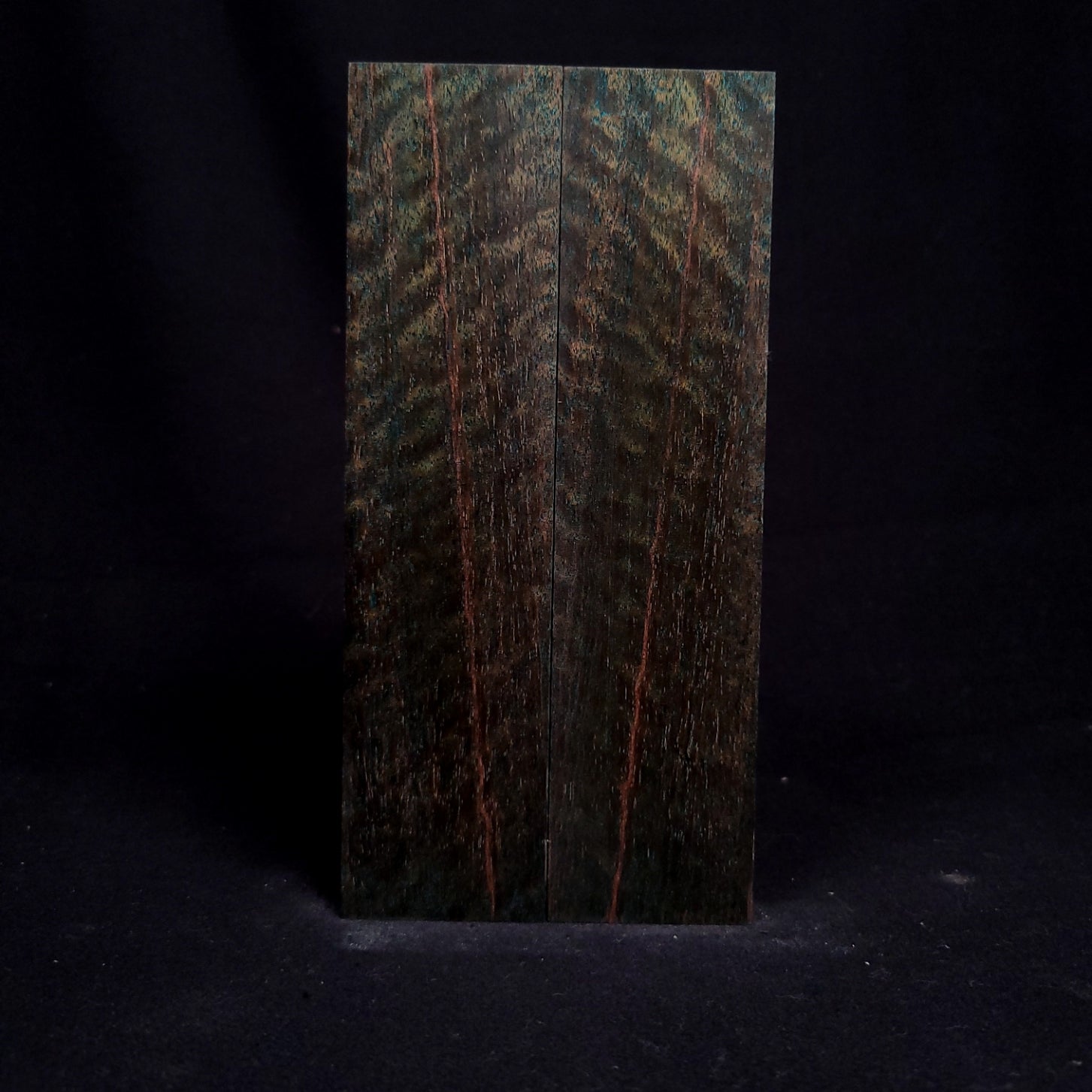 #1058 - Forest Green Pomelle Sapele - RockSolid Scales -