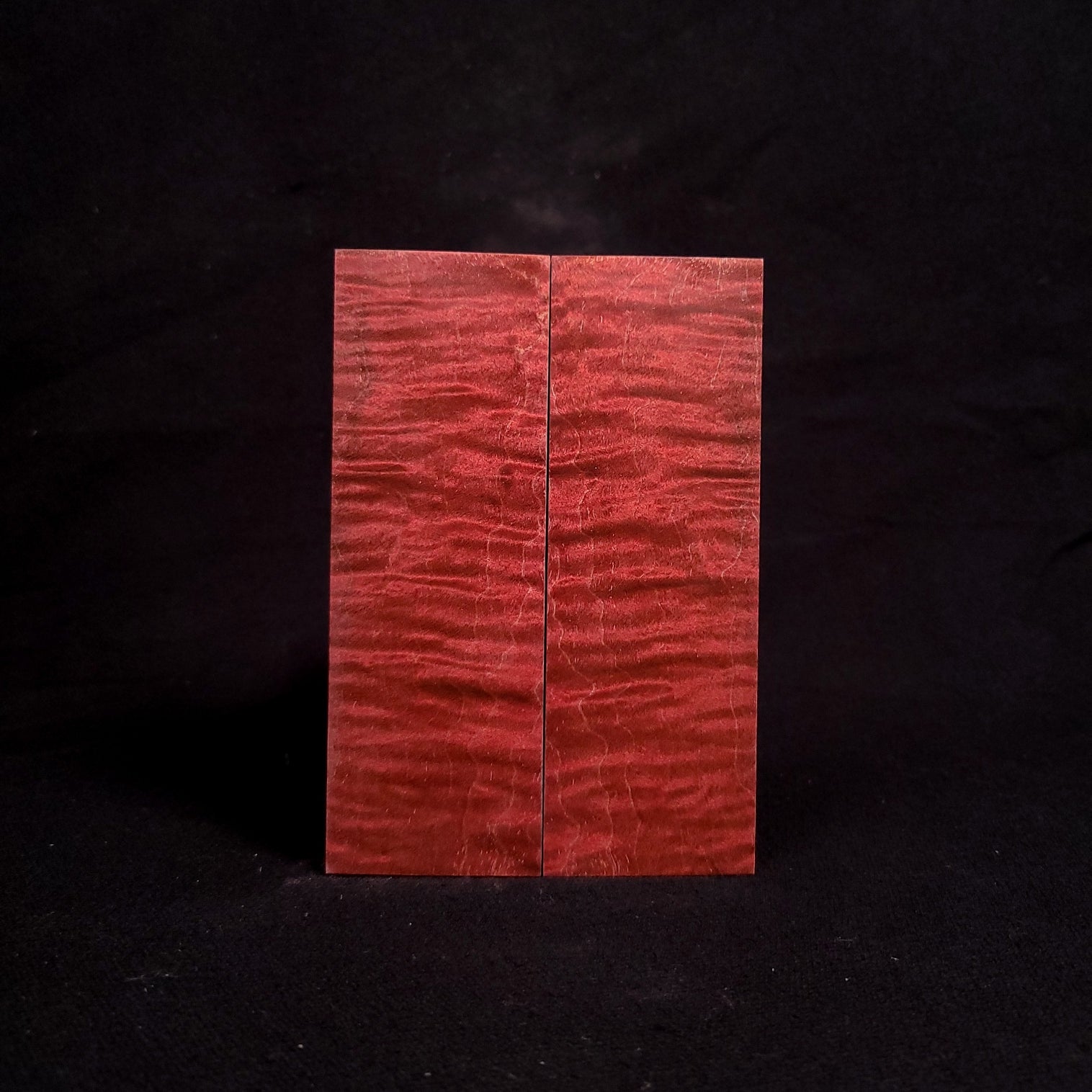 #2001 - RedRum Curly Maple - RockSolid Scales -