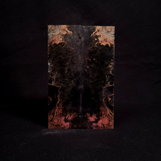 #2007 - INSANE SINISTER MULTI-DYE SPALTED MAPLE BURL - RockSolid Scales -