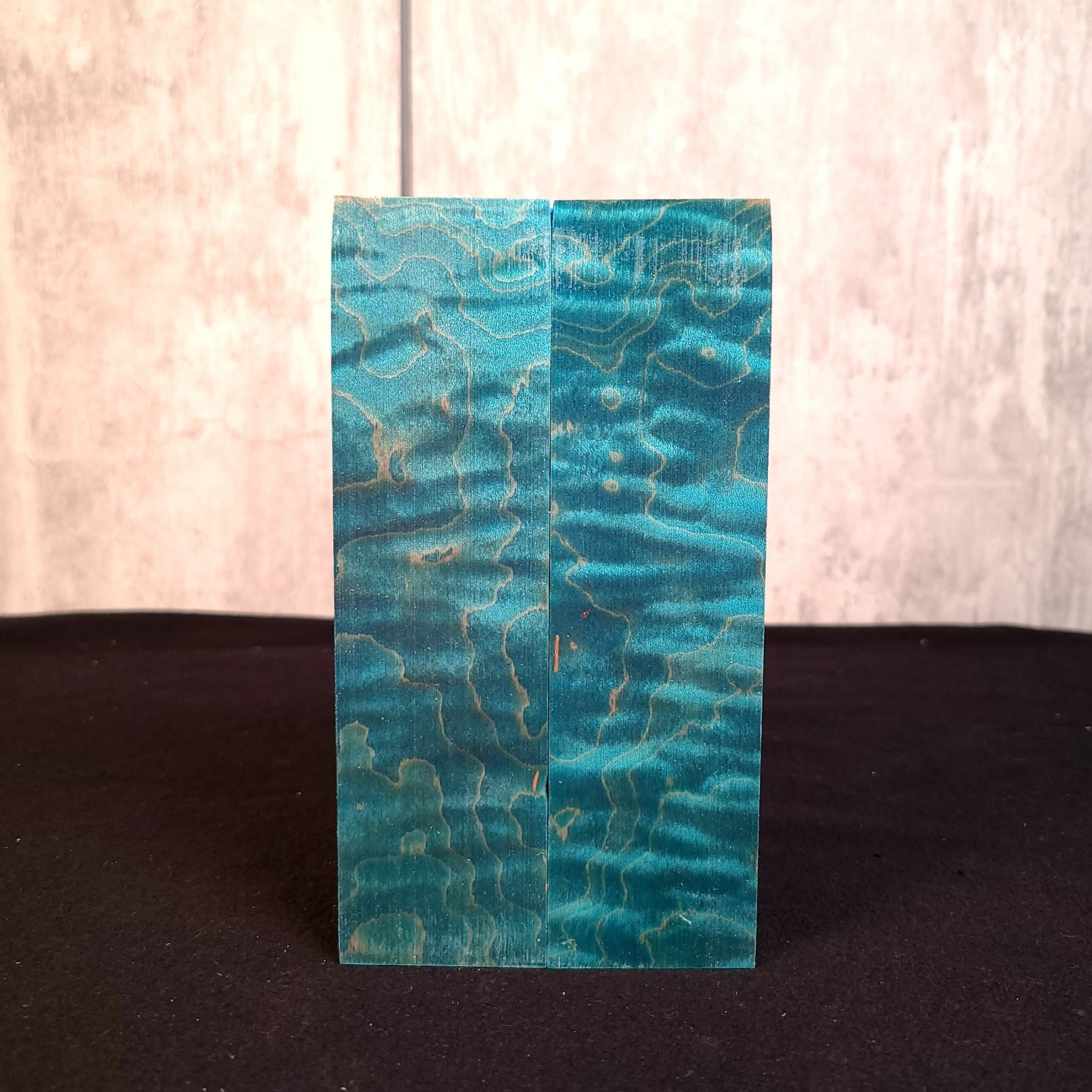 #2044 - Sky Blue Curly Maple - RockSolid Scales -