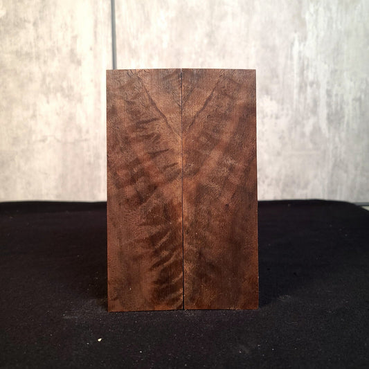 #2081 - Curly Claro Walnut - RockSolid Scales -