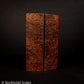 #2116 - Violet/Yellow Redwood Burl - K&G Stabilized - RockSolid Scales -
