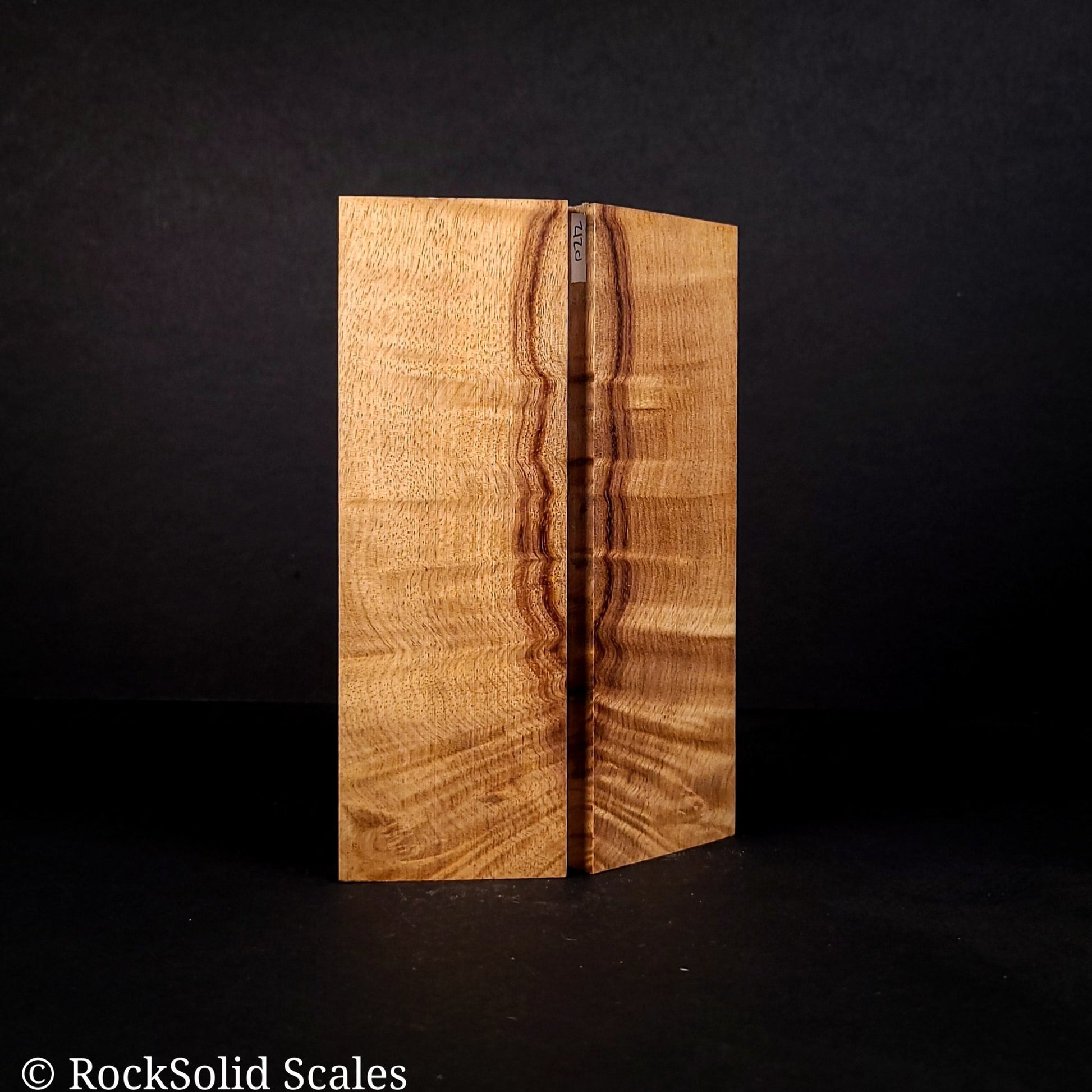 #2120 - Curly, Spalted Myrtle - Bargain Bin - RockSolid Scales -
