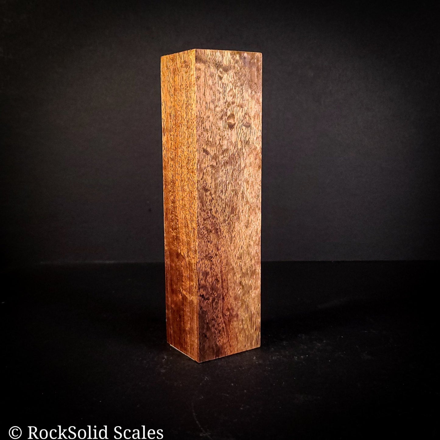 #2154 - Tasmanian Blackwood Burl Block - K&G Stabilized - RockSolid Scales -