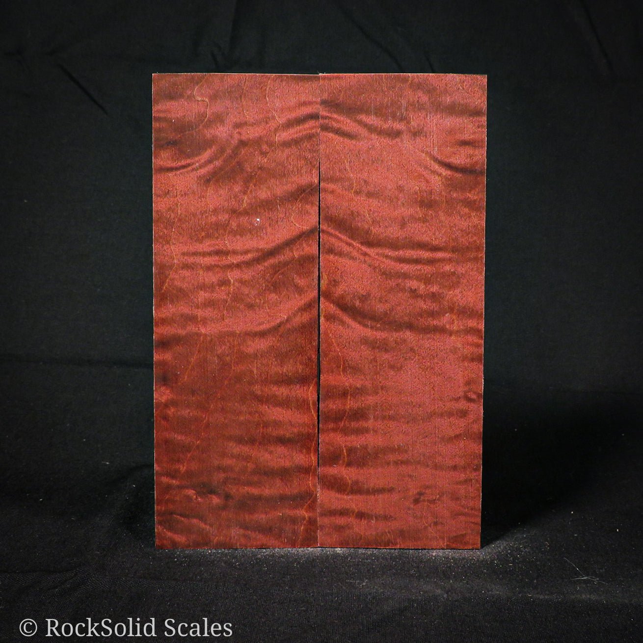 #2196 - RedRum Curly Maple - RockSolid Scales -