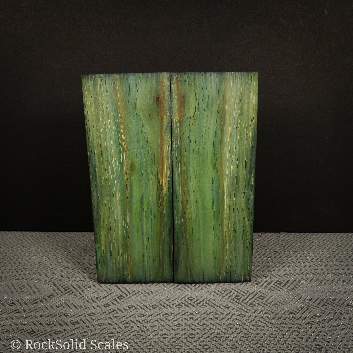 #2304 - Teal Spalted Pecan - RockSolid Scales -