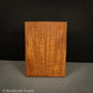 #2311 - Orange and Red Double Dyed Curly Maple - RockSolid Scales -