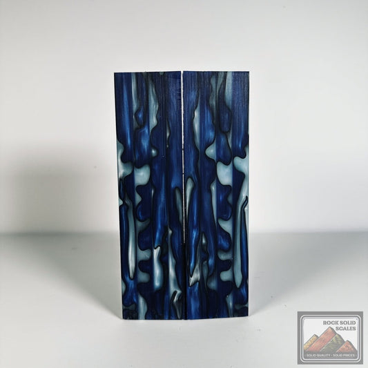 #2553 - Blue Sea Swirl Acrylic - RockSolid Scales -