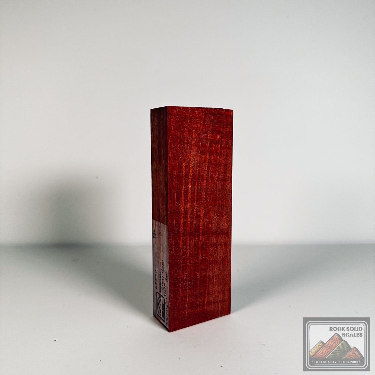 #2597 - Red Curly Maple Block - RockSolid Scales -