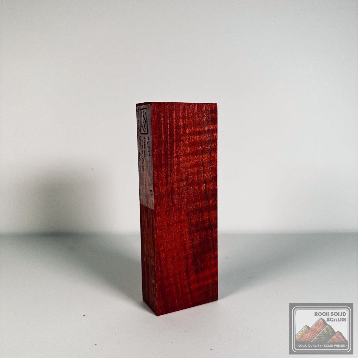 #2597 - Red Curly Maple Block - RockSolid Scales -