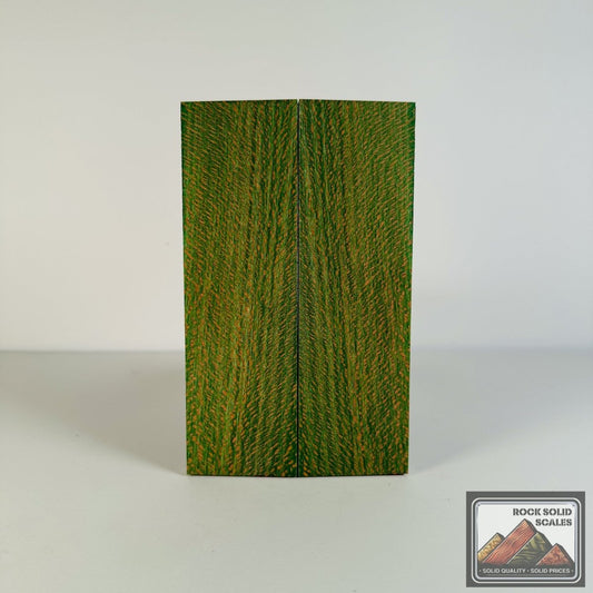 #2619 - Lime Green Quartersawn Sycamore - RockSolid Scales -