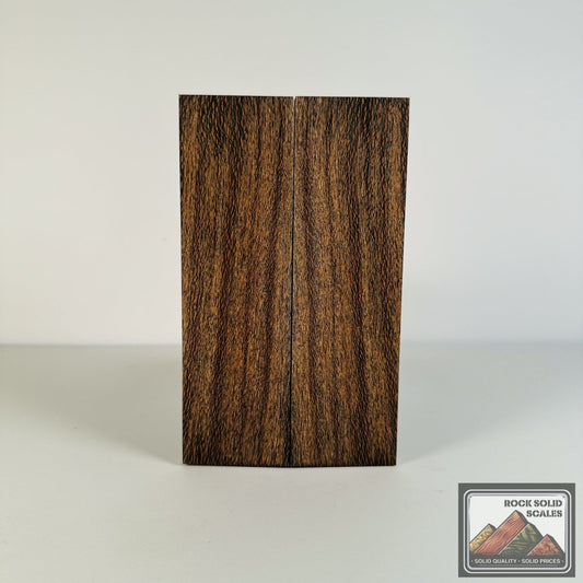 #2627 - Black and Blue Quartersawn Sycamore - RockSolid Scales -
