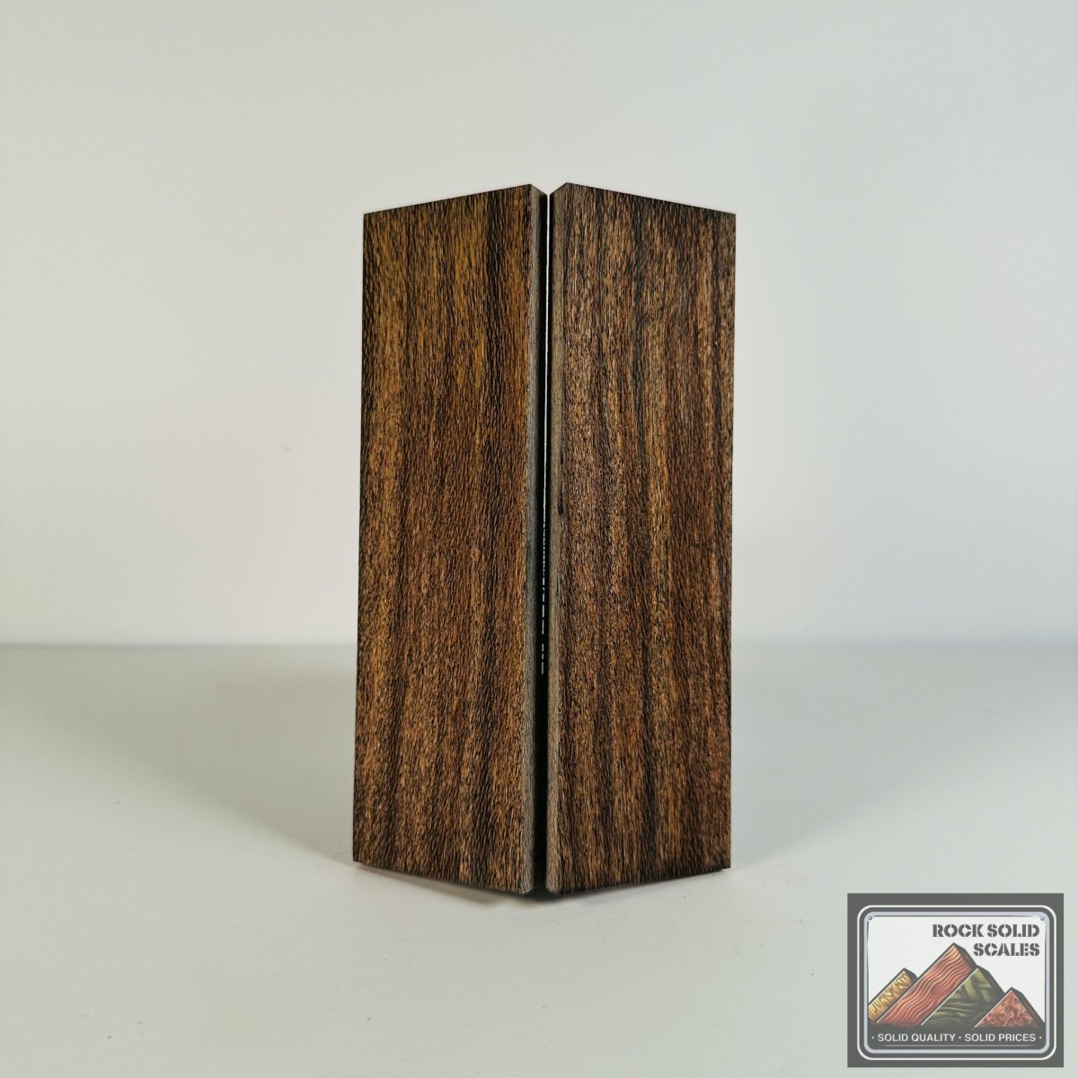 #2669 - Black and Blue Quartersawn Sycamore - RockSolid Scales -