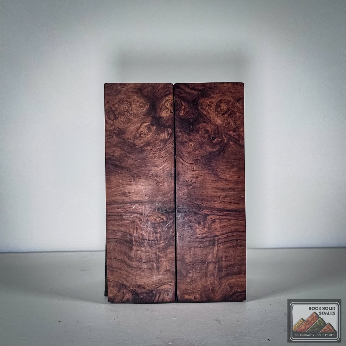 #2817 - Hondurance Rosewood Burl - RockSolid Scales -