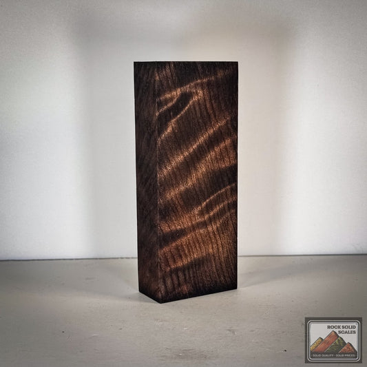 #2865 - Sinister Curly Redwood Block - RockSolid Scales -