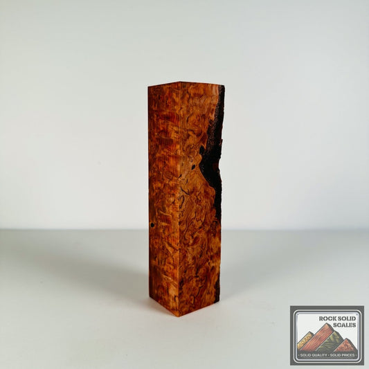 #2868 - Orange Masure Birch Block - RockSolid Scales -