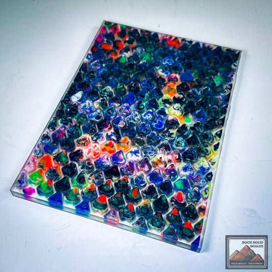3D Dragon Scale Matrix - 8 Color Pour - RockSolid Scales -