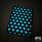 3D Hex - Black/White/Teal GLOW - RockSolid Scales -