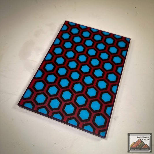 3D Hex - Blue Raspberry - RockSolid Scales -