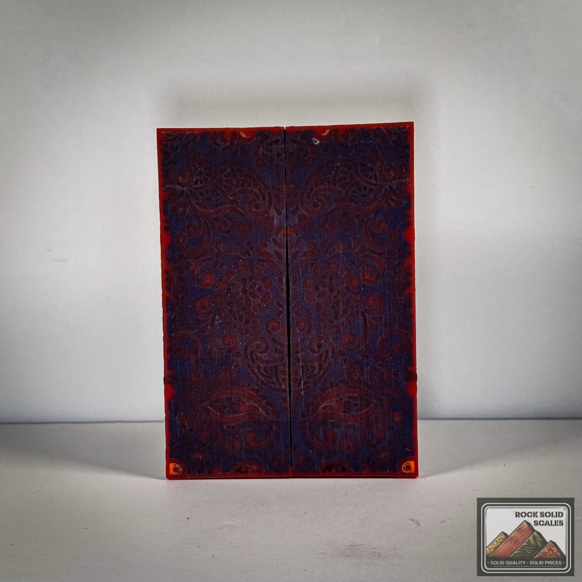 3D Paisley - Purple and Red - Bargain Bin - RockSolid Scales -