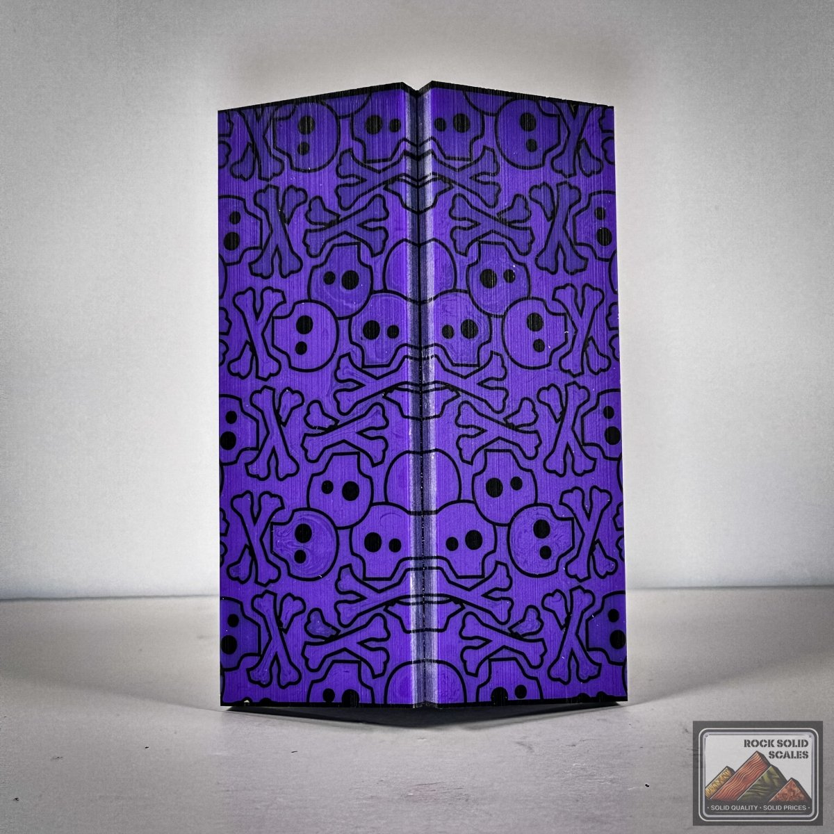 3D Skully™ - Purple and Black - Bargain Bin - RockSolid Scales -
