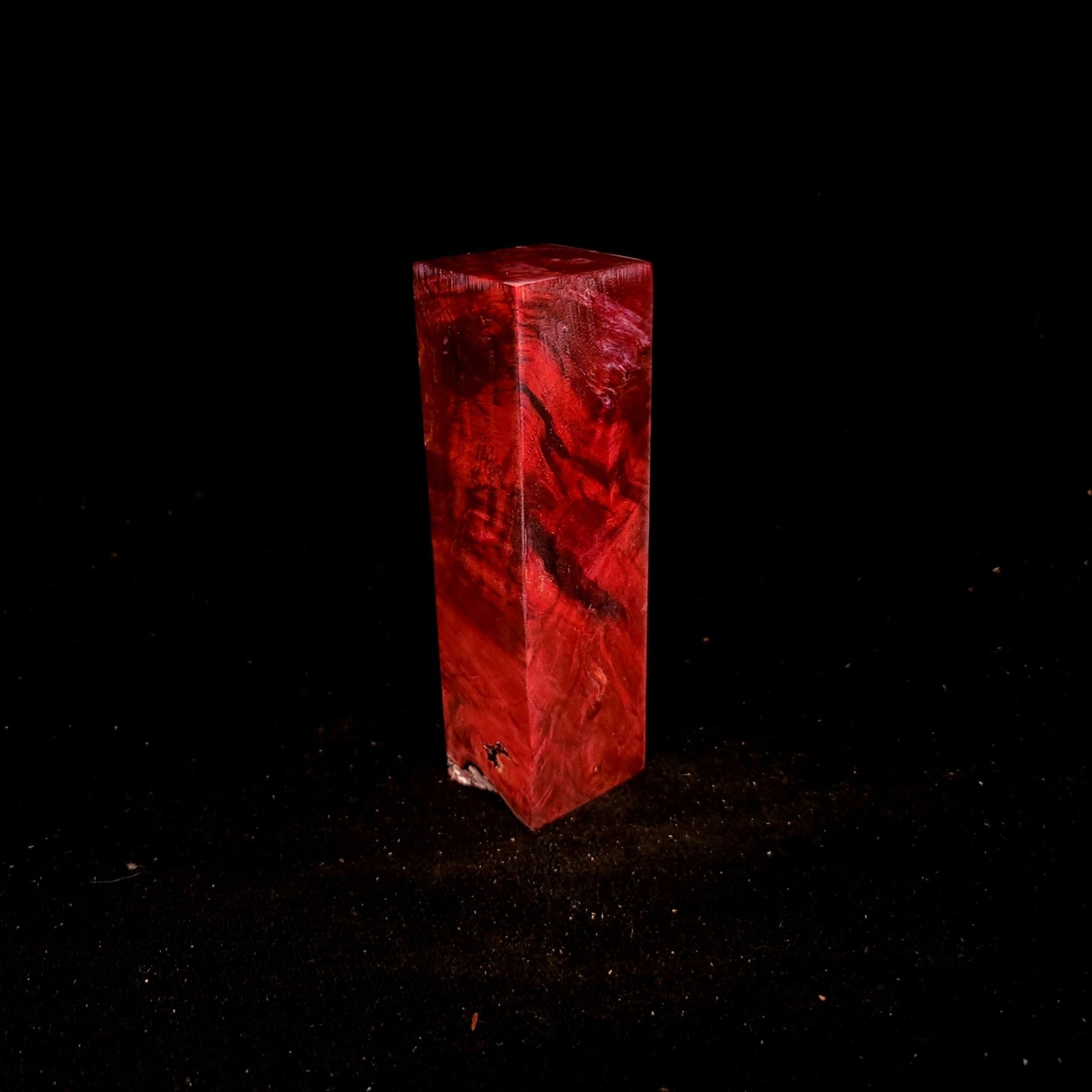 #756 Box Elder Burl - Red & Purple - RockSolid Scales -