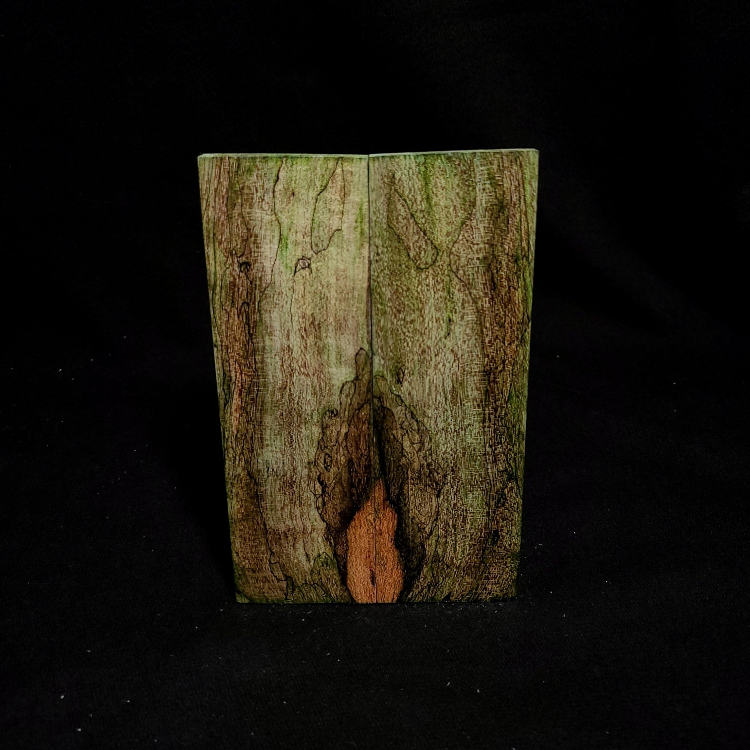 #794 - Green Spalted Myrtle - K&G Stabilized - RockSolid Scales -