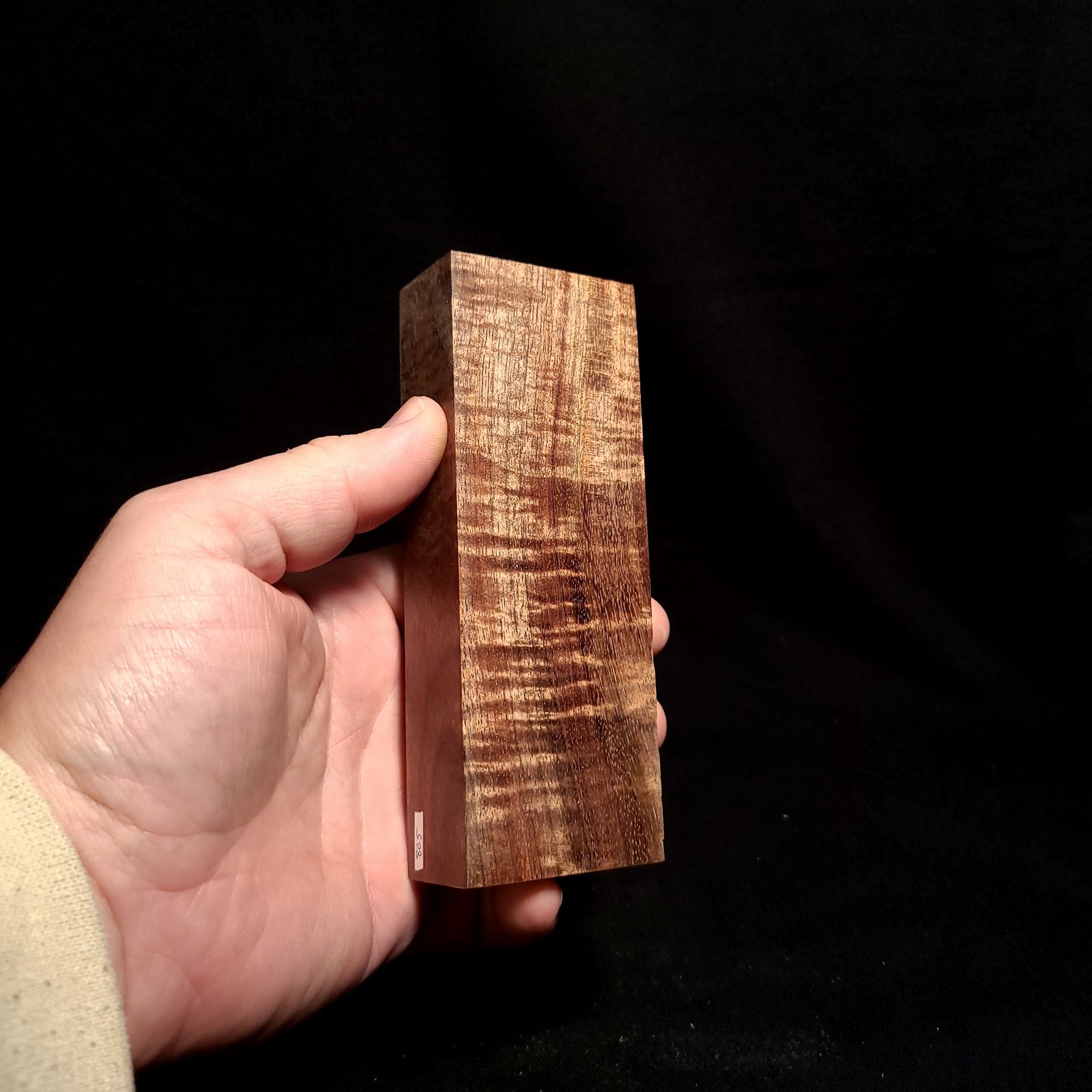 #805 - Bright Curly Koa - K&G Stabilized - RockSolid Scales -