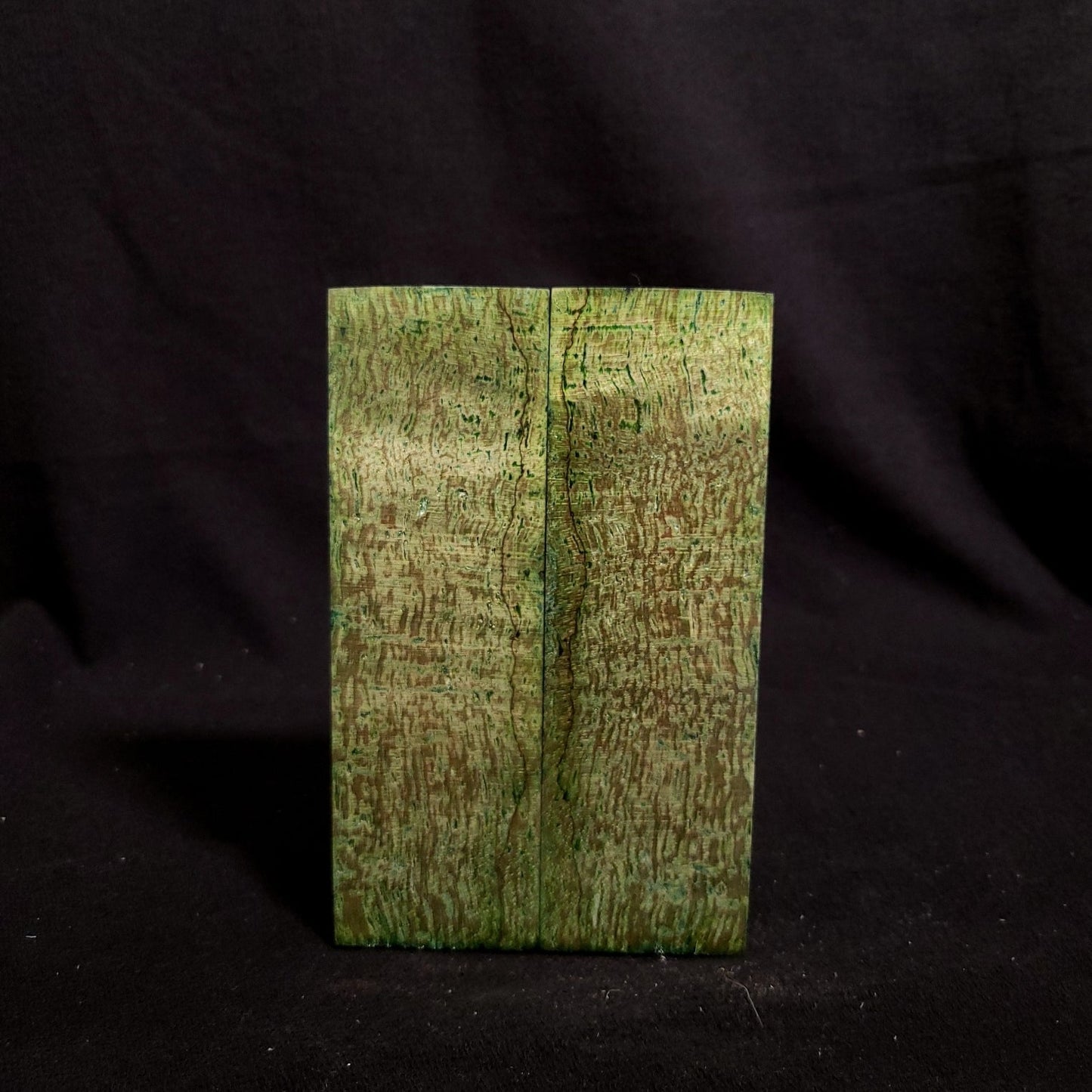 #866 - Green Spalted Alder - K&G Stabilized - RockSolid Scales -