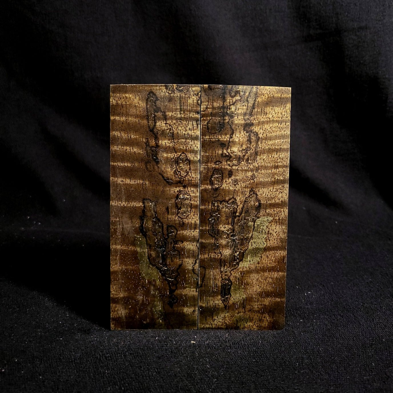 #915 - OD Green Spalted Curly Mango - RockSolid Scales -
