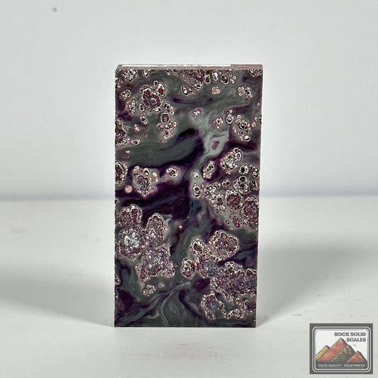 Purple and Grey Resin Cast Fordite - RockSolid Scales -