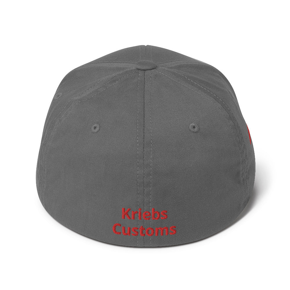 Structured Twill Cap - RockSolid Scales - Grey